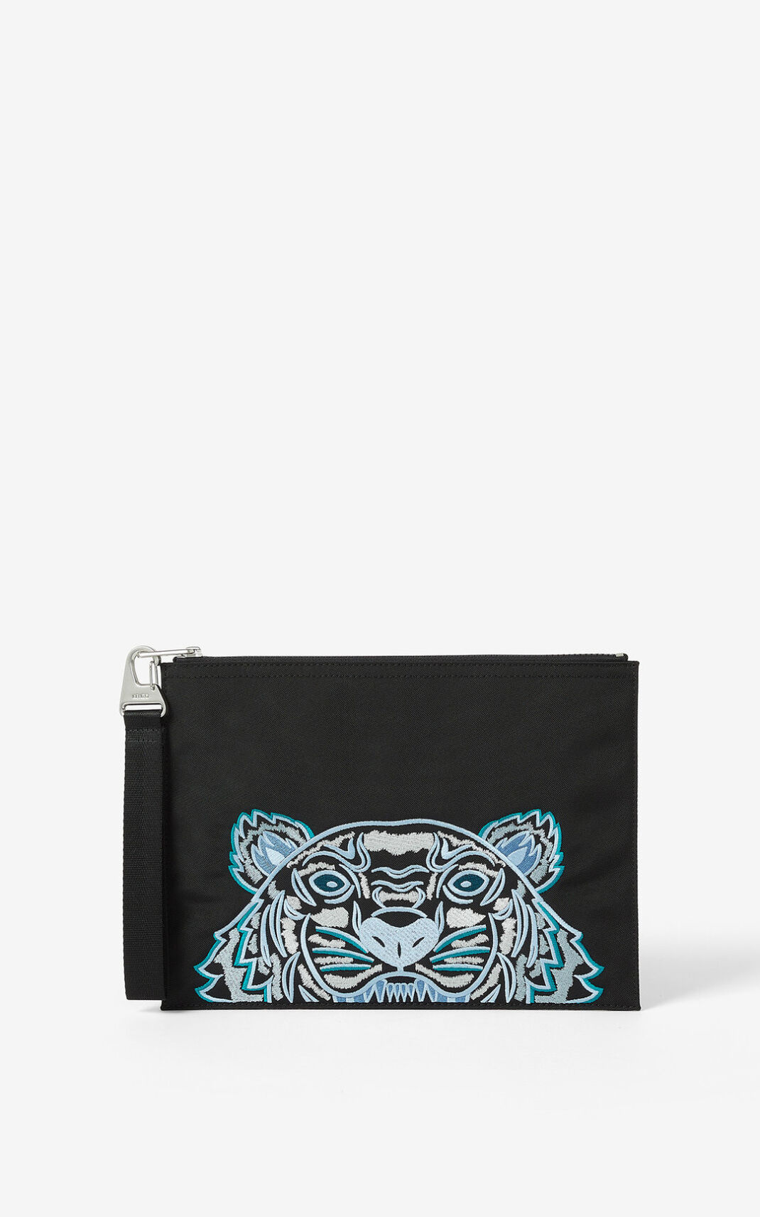 Kenzo Large canvas Kampus Tiger Clutch Torbe Muške - Crne - Hrvatska UAFMKP914